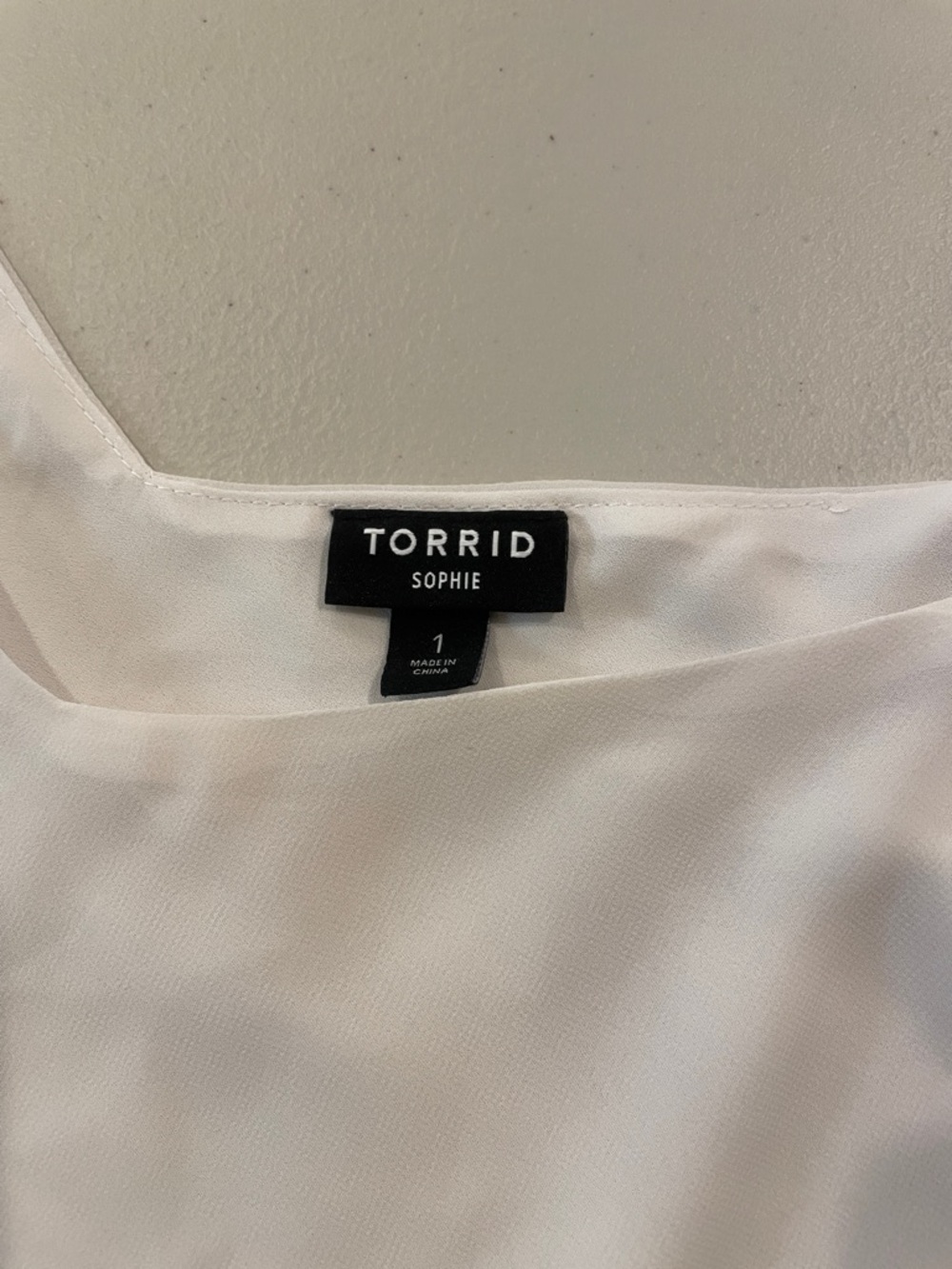Torrid Sophie White Tank Top